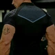 Чоловіча компресійна футболка RonetSport, чорно-синя, розмір S-M - зображення 5