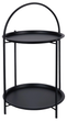 Stolik kawowy Trends 4 You metalowy 40 x 40 x 66 cm czarny 568199 (8721037532358) - obraz 1