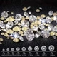 Стрази конусні SS 8 (2.4 - 2.5мм) Crystal 1400 шт пакет струна - изображение 2