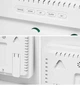 Электронные настенные часы с LED дисплеем GH9002 35х15 см с пультом ДУ и подсветкой Черные для офиса и дома - изображение 9