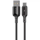 Кабель Proove Flex Metal USB to Type-C 2.4A 1m Black (CCFM20001201) - зображення 1