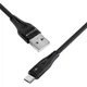 Кабель Proove Soft Silicone USB to Micro 2.4A 1m Black (CCSO20001301) - зображення 3