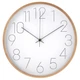 Zegar ścienny Excellent Houseware 30 cm biały 568202 (8721037038232) - obraz 1