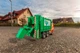 Радиоуправляемый мусоровоз Carson Mercedes-Benz Arocs Müllwagen 1:20 RTR (500907672) Зелено-оранжевый - изображение 4