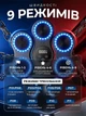 Настенный музыкальный боксерский тренажер Bluetooth 7 целей Zumi 9 скоростей 11 программ цифровой дисплей подсветка аккумулятор 4 ч 45.5×37.5 см 2 пары перчаток черный (3350001) - изображение 5