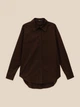 Сорочка однотонна жіноча LAWA WTC02313 2XL Шоколадний shop (2000999917943) - зображення 1