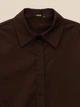 Сорочка однотонна жіноча LAWA WTC02313 XL Шоколадний shop (2000999917936) - зображення 2