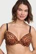 Бюстгальтер з ущільненою чашкою Victoria's Secret 75B Леопардовий принт (157004) - зображення 1