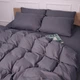 Простирадло Фланель 001 "Ash grey" 220*240 - зображення 10