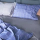 Простынь Сатин STANDART 22-1434 Graphite Check 220*240 - изображение 1