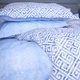 Простирадло Поплін 00-5 "Geometry Blue" 220*240 - зображення 1