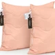 Набір антиалергенних подушок №1766-4 Eco Light Coral Tencel мікросатин (середні) 50*70*2 - зображення 1