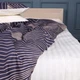 Простынь Ranforce Elite 17-0721 Cream and Grey Stripes 110*160 - изображение 1