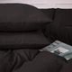Простынь Фланель 002 "Black" 220*240 - изображение 3