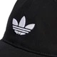Детская бейсболка Adidas Adicolor Classic Trefoil Baseball JC6023 52-54 Черная (4067891664106) - изображение 3