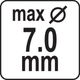 Болторез L= 450 мм. max Ø= 7 мм, Cr-Mo YATO (YT-1852) - изображение 4