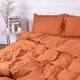 Простынь Satin Stripe 30-0005 Brown 110*160 - изображение 1