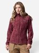 Толстовка на молнии на флисе женская Columbia 612086812 XL Бордовая (1159887814) - изображение 1