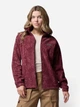 Толстовка на молнии на флисе женская Columbia 612086812 XL Бордовая (1159887814) - изображение 4