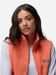 Теплый жилет флисовый короткий женский Columbia 391031217 XS Оранжевый (1159863937) - изображение 4