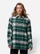 Куртка-сорочка демісезонна жіноча Columbia 61470716 XL Зелена (1161568003) - зображення 1