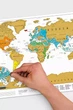 Скретч-карта Luckies of London Scratch Map® Travel Edition формат A3 (42х29х7 см) - изображение 2