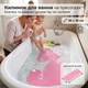 Детский противоскользящий коврик для ванной однотонный 35*95 (Нежно-розовый) - изображение 1