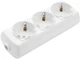 Колодка Borsan з заземленням 3 розетки White (BR-1553-0) - зображення 1