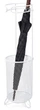 Stojak na parasolki Excellent Houseware metalowy 18 x 50 cm biały 566036-B (5900670132535) - obraz 2