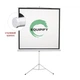 Екран для проектора Equipify ESDB118 (на тринозі 118" 213*213) - изображение 2