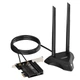 Wi-Fi/Bluetooth адаптер Edup AX210GS Pro WiFi6 / 5374 Мбіт/с / Bluetooth 5.3 / Два діапазони / PCI Express - зображення 2