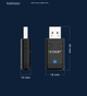 Wi-Fi/Bluetooth адаптер EDUP EP-AX910S міні WiFi6 / AX900 / Bluetooth 5.3 / USB - зображення 10