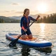Весло для SUP-доски Aquaget 160-208 см регулируемое, складное AQ0051 Black - изображение 16