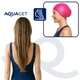 Шапочка для плавания Aquaget для длинных волос AQ0032 Pink - изображение 13