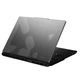 Ноутбук MSI 15.6 Cyborg 15 Max C2WE-243XUA F 144Hz/Intel Core 7 240H/16GB/512 SSD/RTX 5050 8GB/DOS/Platinum Gray (9S7-15T111-243) - изображение 5