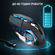 Беспроводная игровая мышь Bajeal M500 Bluetooth 2.4 ГГц RGB 3600 DPI аккумулятор зарядка Type-C черная - изображение 2