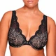 Мереживний Бюстгальтер Thirdlove 24/7 Lace Contour Plunge Bra - 80G - чорний - зображення 1