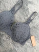 Мереживний бюстгальтер зі вставними подушечками ThirdLove Boho Lace Uplift Bra - 75E- сіро-графітовий - изображение 3