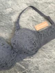 Мереживний бюстгальтер зі вставними подушечками ThirdLove Boho Lace Uplift Bra - 75E- сіро-графітовий - изображение 7
