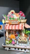 3D деревянный конструктор-румбокс с радио и LED-подсветкой "Flower shop" DIY интерьерный кукольный домик - изображение 4