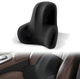Ортопедическая подушка для поясницы Memory Foam для авто и офисного кресла чёрная - изображение 2