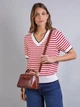 Torebka crossbody damska ze skóry naturalnej mała The Bridge Laura 04180601 14 Brązowa (800070359567) - obraz 2
