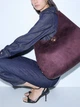 Torebka hobo damska materiałowa duża Liu Jo AF6029T711A 91718 Fioletowa (800070362871) - obraz 2