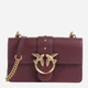 Torebka crossbody damska ze skóry naturalnej mała Pinko Love One 105856A0F1 WW5Q Bordowa (800070364245) - obraz 1