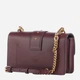 Torebka crossbody damska ze skóry naturalnej mała Pinko Love One 105856A0F1 WW5Q Bordowa (800070364245) - obraz 2