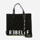 Torebka crossbody damska materiałowa Rebelle Electra REB0082T0001 0001 Czarna (800070364371) - obraz 3