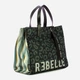 Torebka crossbody damska materiałowa Rebelle Electra REB0299T0036 0199 Zielona (800070364365) - obraz 4