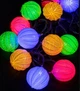Гирлянда Мрамор Шар волнистый 12 LED, 5 м, мультиколор, с переходником, 220 В, 1698-32 - изображение 1