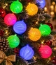 Гирлянда Мрамор Шар волнистый 12 LED, 5 м, мультиколор, с переходником, 220 В, 1698-32 - изображение 2