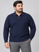 Мужской осенний гольф-поло синий (2631265) 3XL - изображение 1